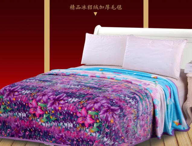冰貂绒毛毯